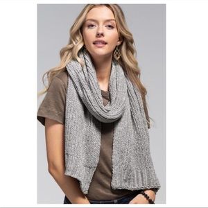 Chenille Oblong Scarf